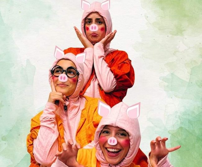 La fiaba dei “Tre porcellini” inaugura la stagione per bambini di Buio in Sala