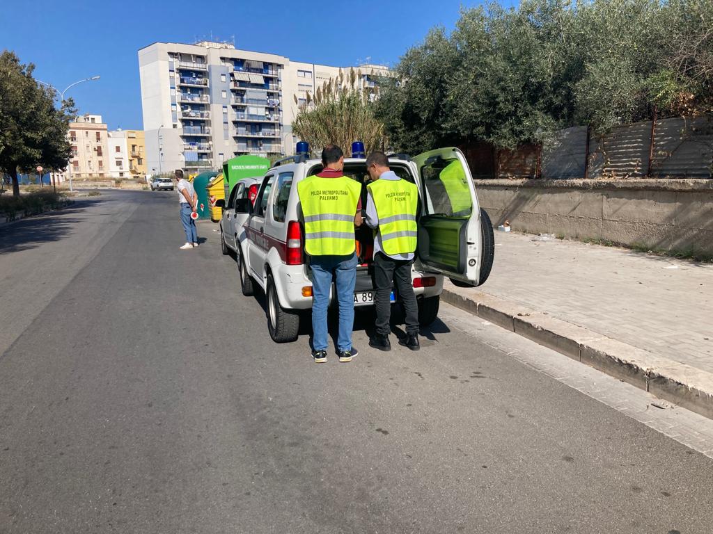 Attività congiunta Rap, polizia metropolitana e municipale: ripulite e monitorate strade a Palermo