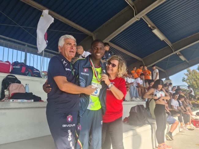 Il “catanese” Lamin Jammeh 2o negli 800m ai Campionati nazionali u23 a Modena