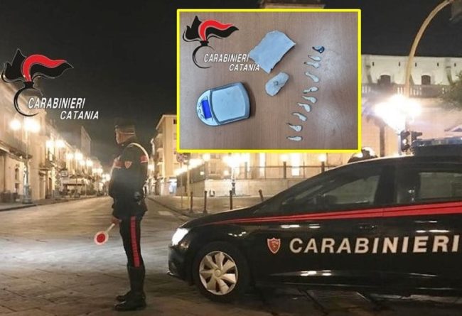 Tenta di farla franca ma viene scoperto, arrestato pusher nel Catanese