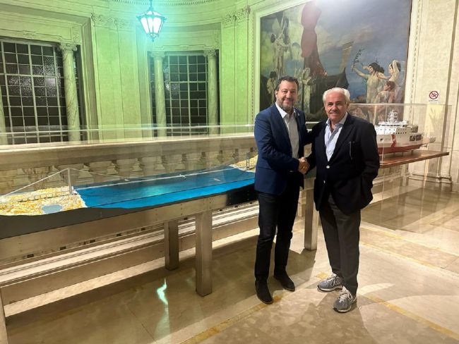 Salvini incontra Lombardo, focus sullo sviluppo delle infrastrutture in Sicilia