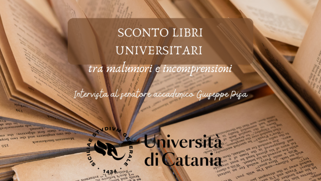 Sconto libri universitari tra malumori e confusione: il senatore accademico Giuseppe Pisa fa chiarezza