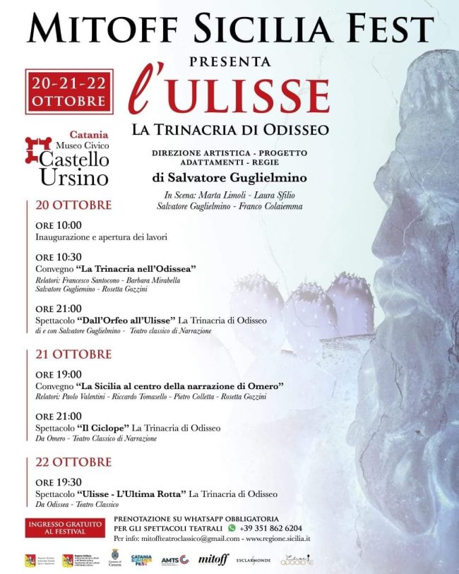 Al Castello Ursino "Mitoff Sicilia Fest"  diretto ed ideato da Salvatore Guglielmino