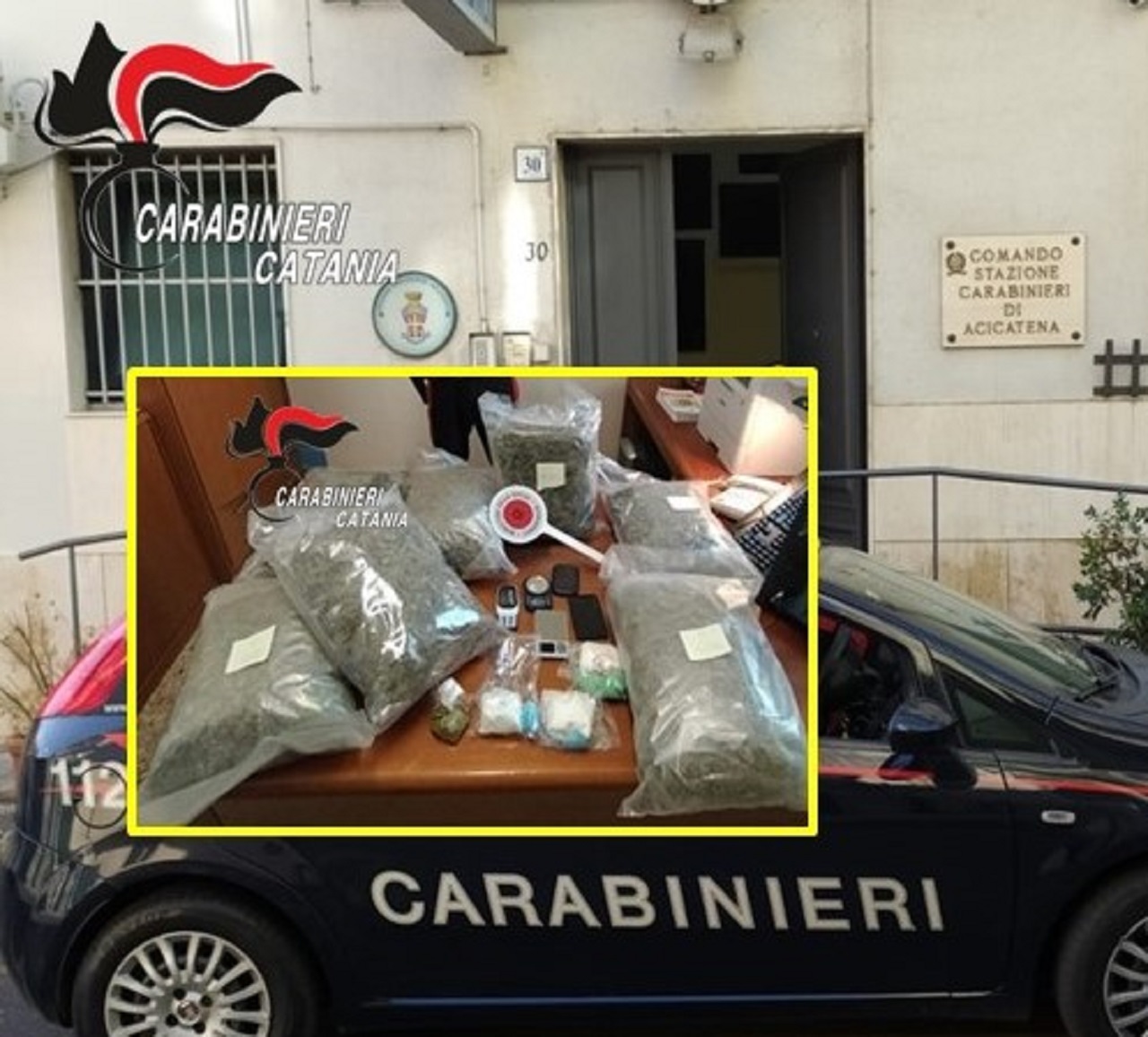 Droga viaggia su corriere espresso: arrestato 39enne nel Catanese