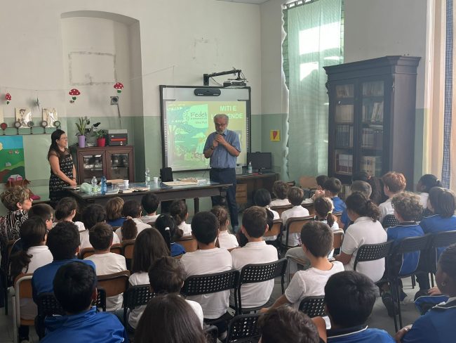 Educazione alla lettura partendo dal mito all’I.C. Cavour di Catania per gli alunni della scuola primaria