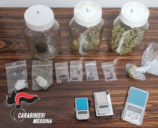 Servizi antidroga a Messina, 2 arresti e 7 soggetti segnalati