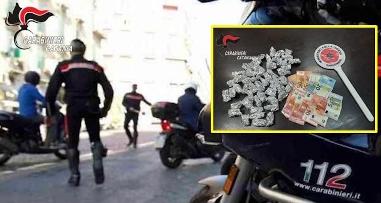 Fuga contromano, arrestati due spacciatori a Paternò