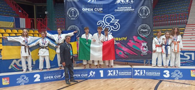 European Open Cup di arti marziali u13, assegnate le prime medaglie al PalaCatania
