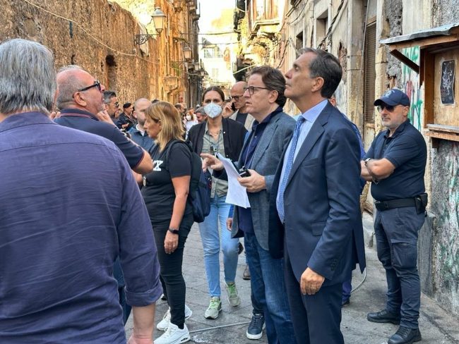 Il sindaco Trantino sul blitz a San Berillo: “L’illegalità non ha campo libero”
