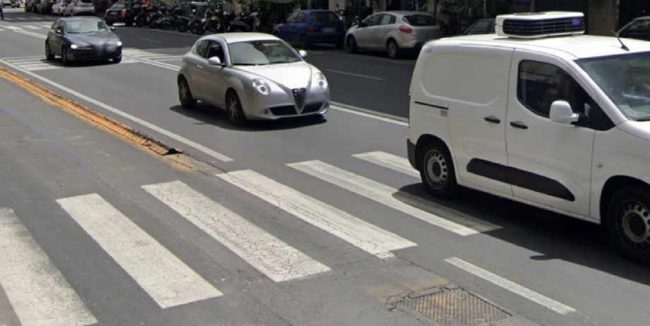 Incidente a Catania, ferito un bimbo in passeggino al viale Vittorio Veneto