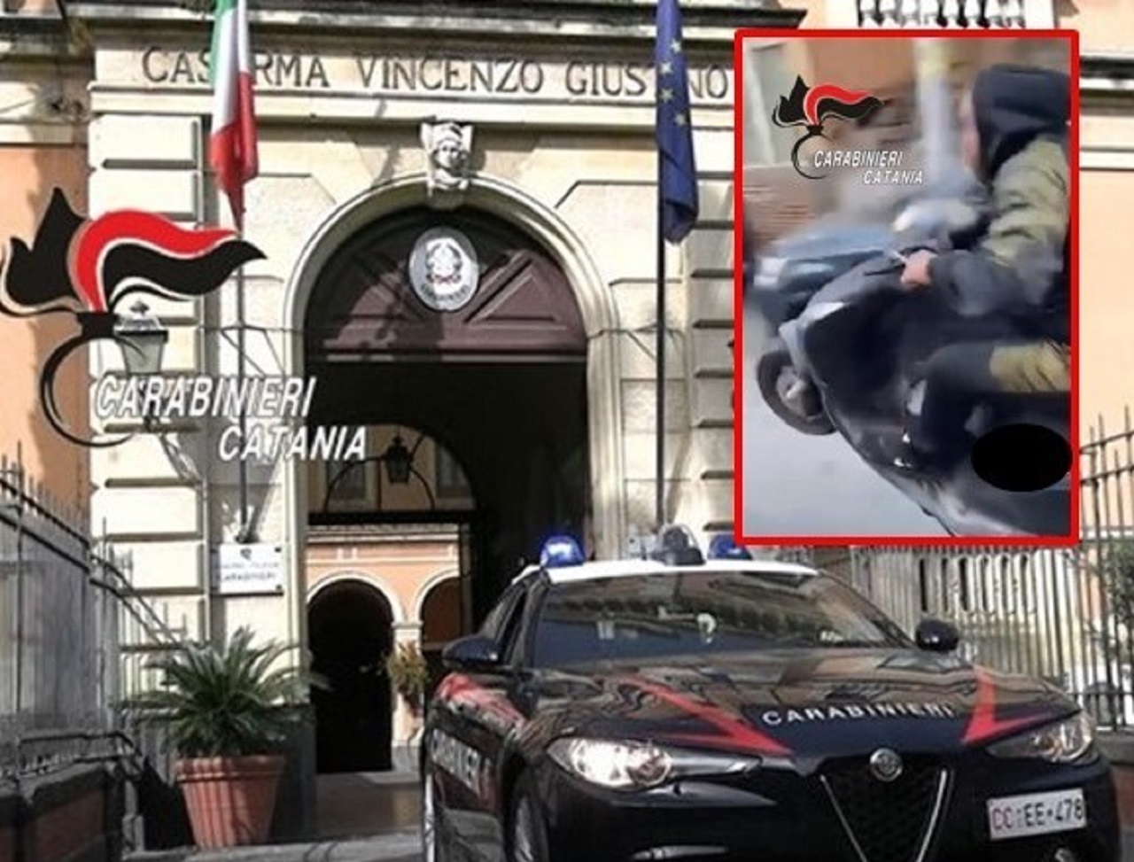 Catania, sui social impenna con il motorino sequestrato: sorpreso e denunciato