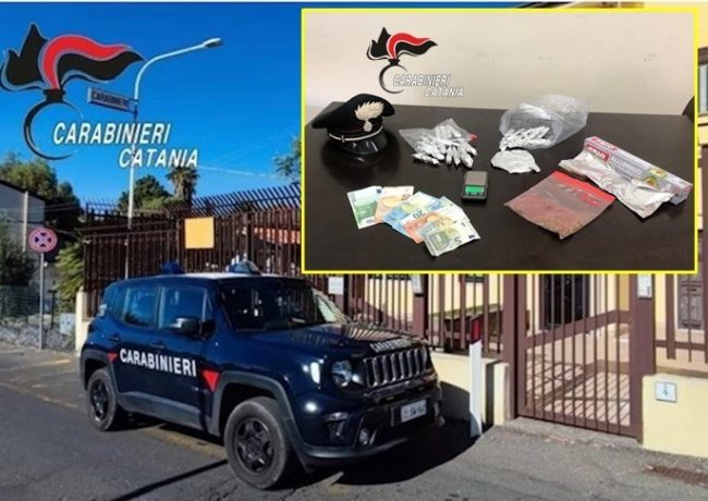 In scooter per adescare clienti e la droga in casa: arrestato incensurato di Ragalna