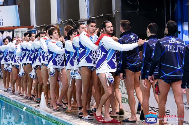 Nuoto Catania, vittoria contro il Trieste 13-12