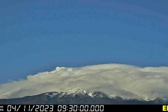 Stop estate in Sicilia, le temperature precipitano e sull’Etna arriva la neve