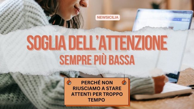 Soglia dell’attenzione sempre più bassa, perché non riusciamo a stare concentrati a lungo