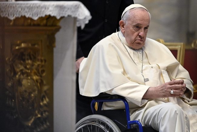 Papa Francesco rinuncia al discorso: “Non sto bene di salute”