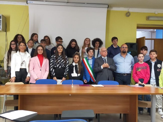 Proclamazione del Sindaco dei Ragazzi all’I.C. “Don Antonino La Mela” di Adrano