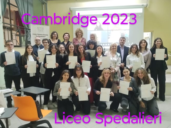 Doppia festa allo “Spedalieri” per la sezione Cambridge International – FOTO e VIDEO