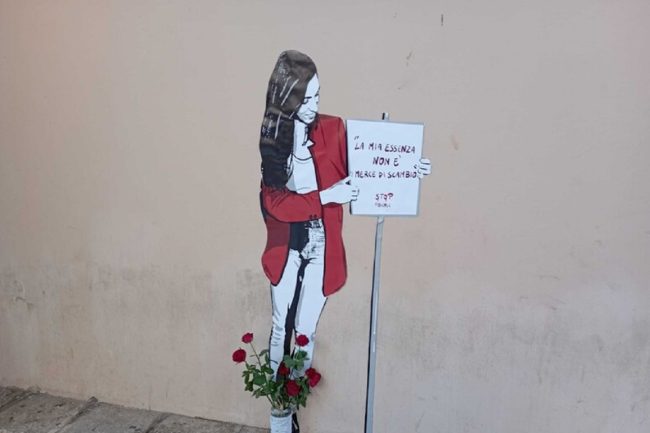 Marsala, murale di Marisa Leo rimosso “a causa di un equivoco”: nessun vandalismo