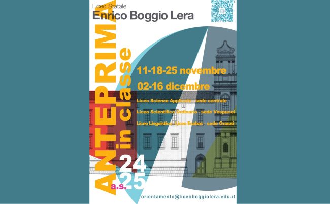 Anteprime in classe al Boggio Lera