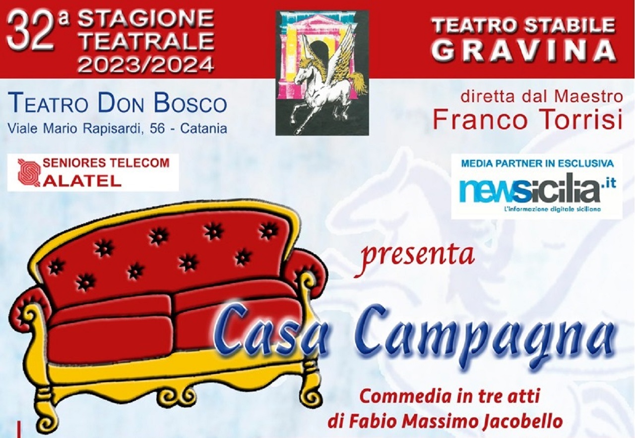 Teatro Stabile Gravina: il debutto domenica 26 con “Casa Campagna”