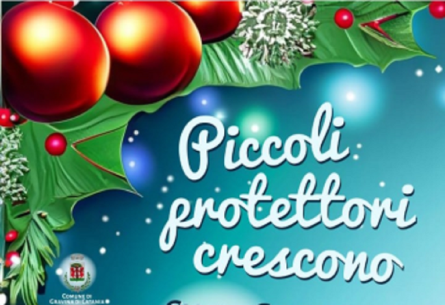 Domenica 10 dicembre mattina al Parco “G. Falcone e scorta” di Fasano protagonisti i più piccoli