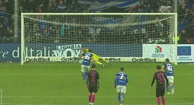 Contro la Sampdoria il naufragio dei rosanero
