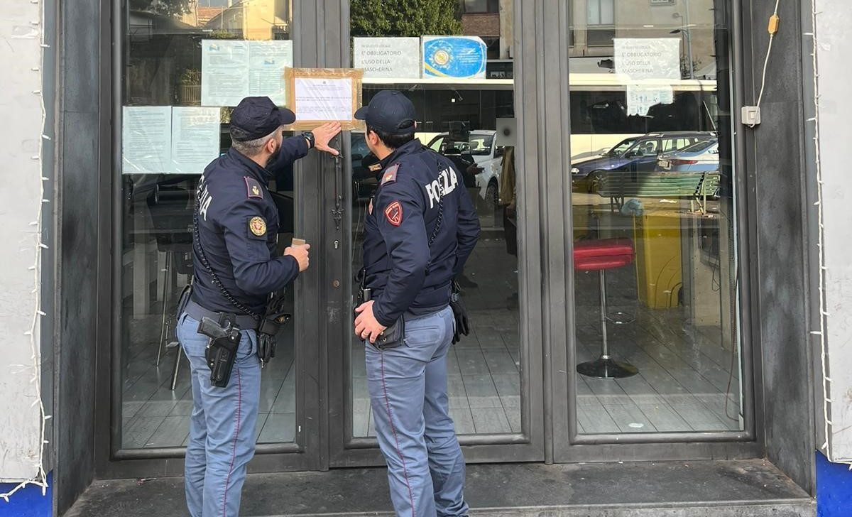 Operazioni di polizia a Catania, chiuso anche un centro scommesse