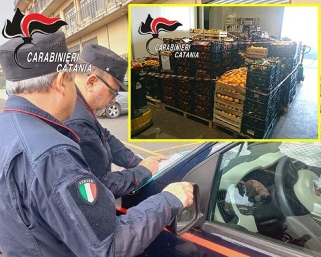 Controlli al mercato ortofrutticolo di Catania, sanzionate due aziende agricole