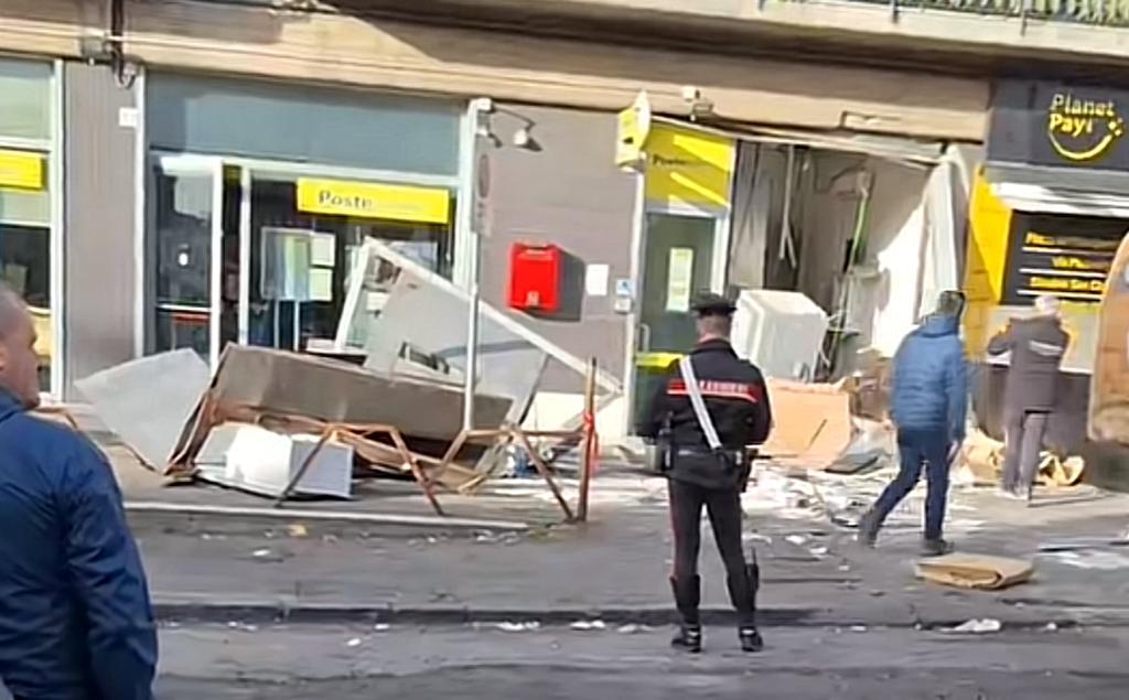 Catania, furto con “spaccata” all’Atm di via Pacinotti – VIDEO