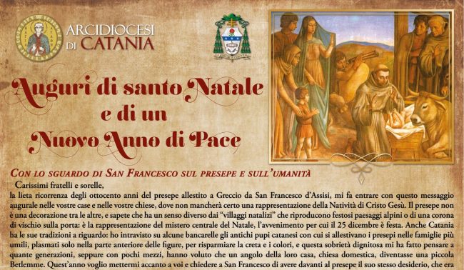Il videomessaggio natalizio di Monsignor Renna, gli auguri alla comunità