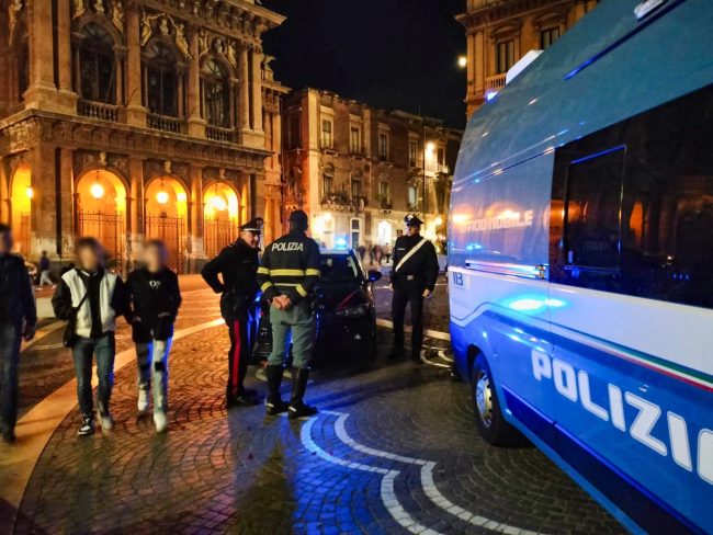 Natale e movida catanese, continuano senza sosta i controlli delle forze di polizia