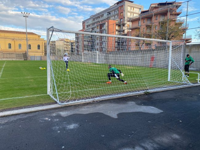 Il Catania si allena al Cibalino per preparare la trasferta di Messina