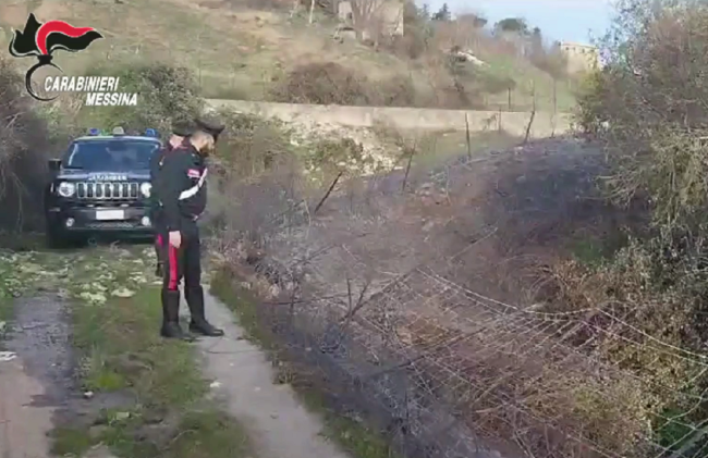 Incendio boschivo a Mistretta, 73enne beccato in flagranza