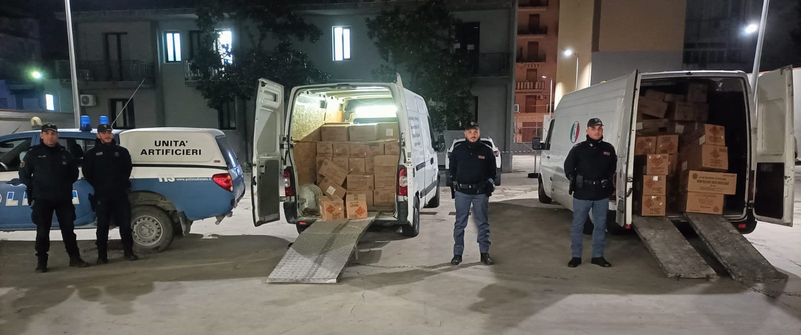 Oltre 1 tonnellata di botti illegali sequestrati nel Palermitano