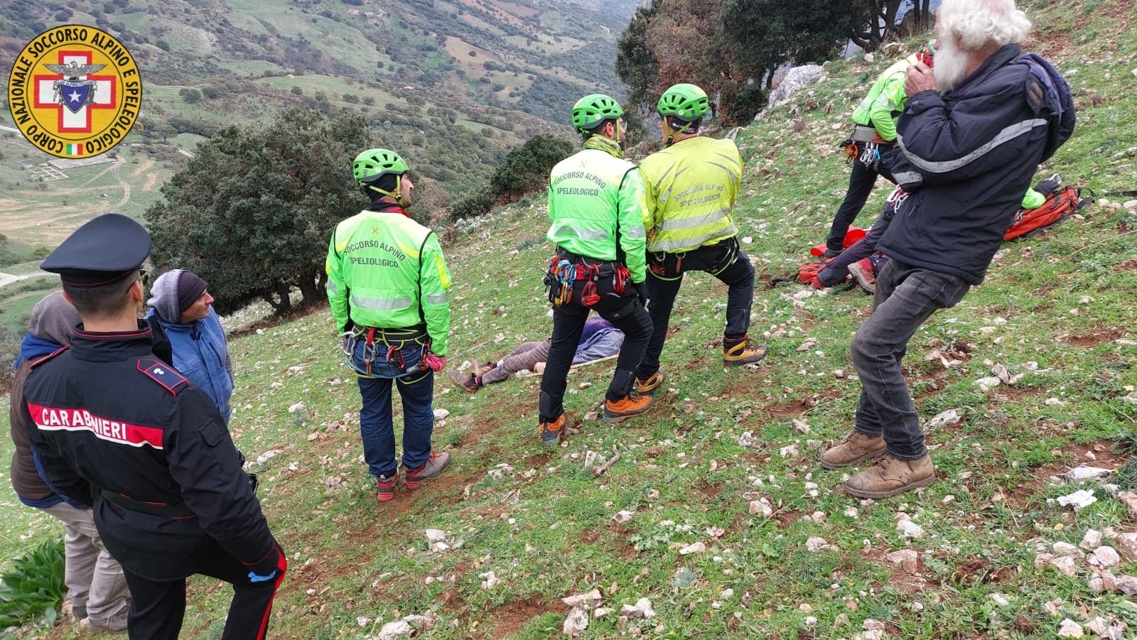 soccorso alpino e speleologico siciliano morto pastore