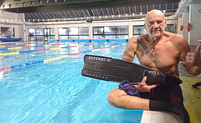 Dall’incidente in moto al record d’apnea sul ghiaccio: il sogno di Fausto Firreri