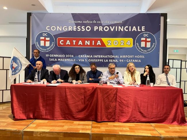 Primo congresso provinciale DC a Catania: i nomi degli eletti