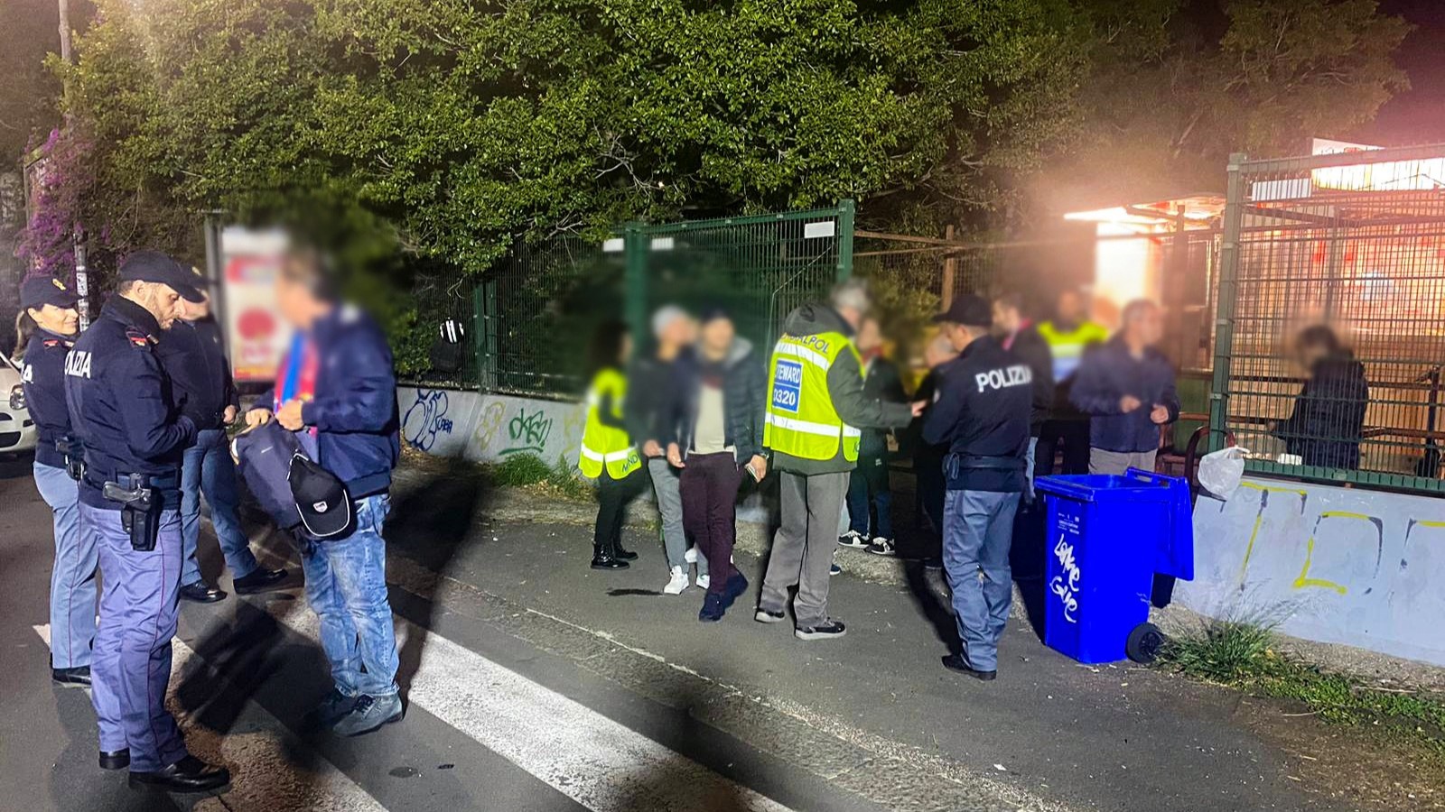 Scontri durante Catania-Pescara, identificati e sottoposti a Daspo altri 4 ultras