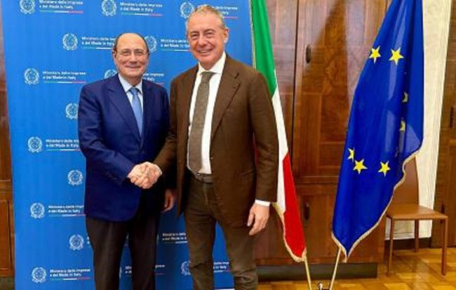 Schifani incontra il ministro Urso, sul tavolo i dossier Termini Imerese e Isab Priolo