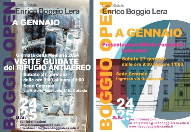 Gennaio al “Boggio Lera” di Catania, visite nel passato per riflettere sul futuro