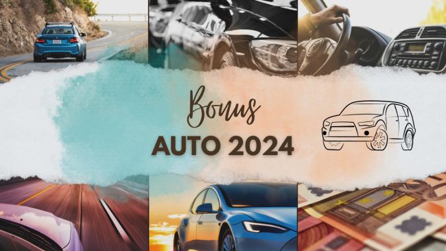 Bonus auto, gli incentivi previsti per il 2024