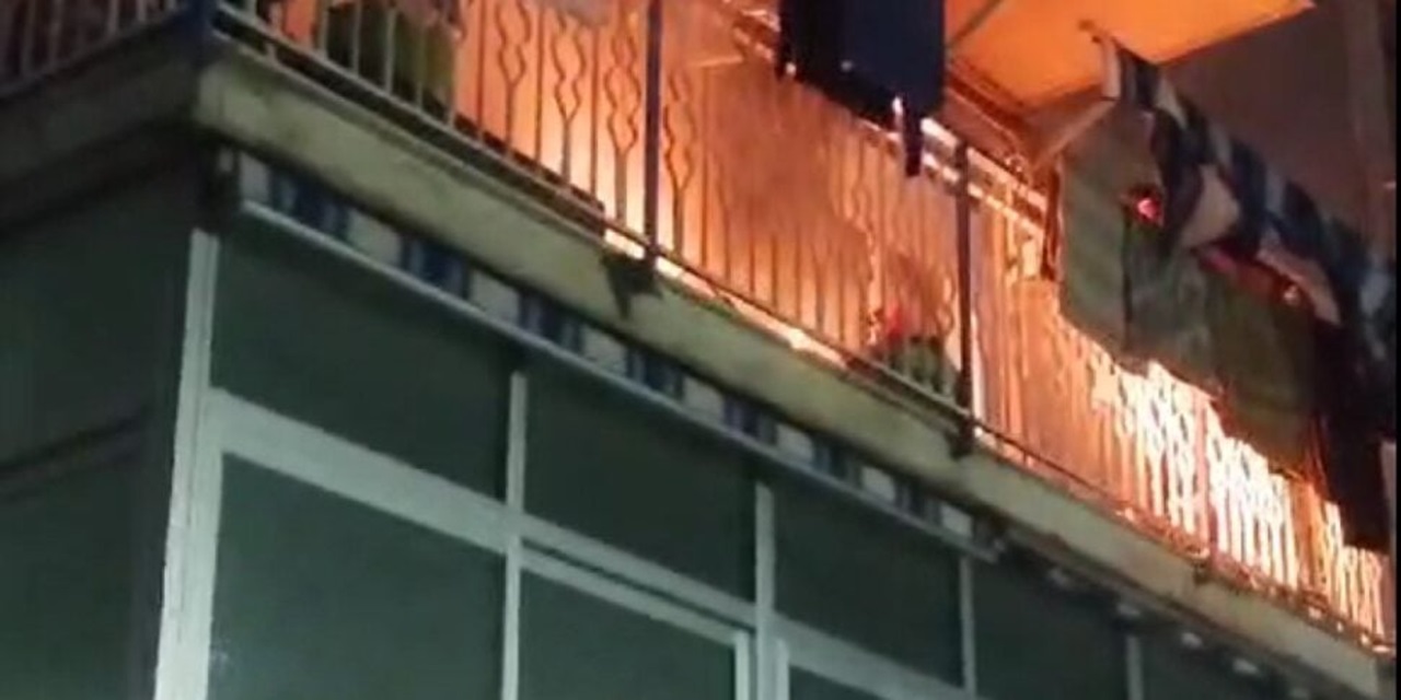 Balcone travolto dalle fiamme a Capaci: i proprietari erano fuori a festeggiare il Capodanno