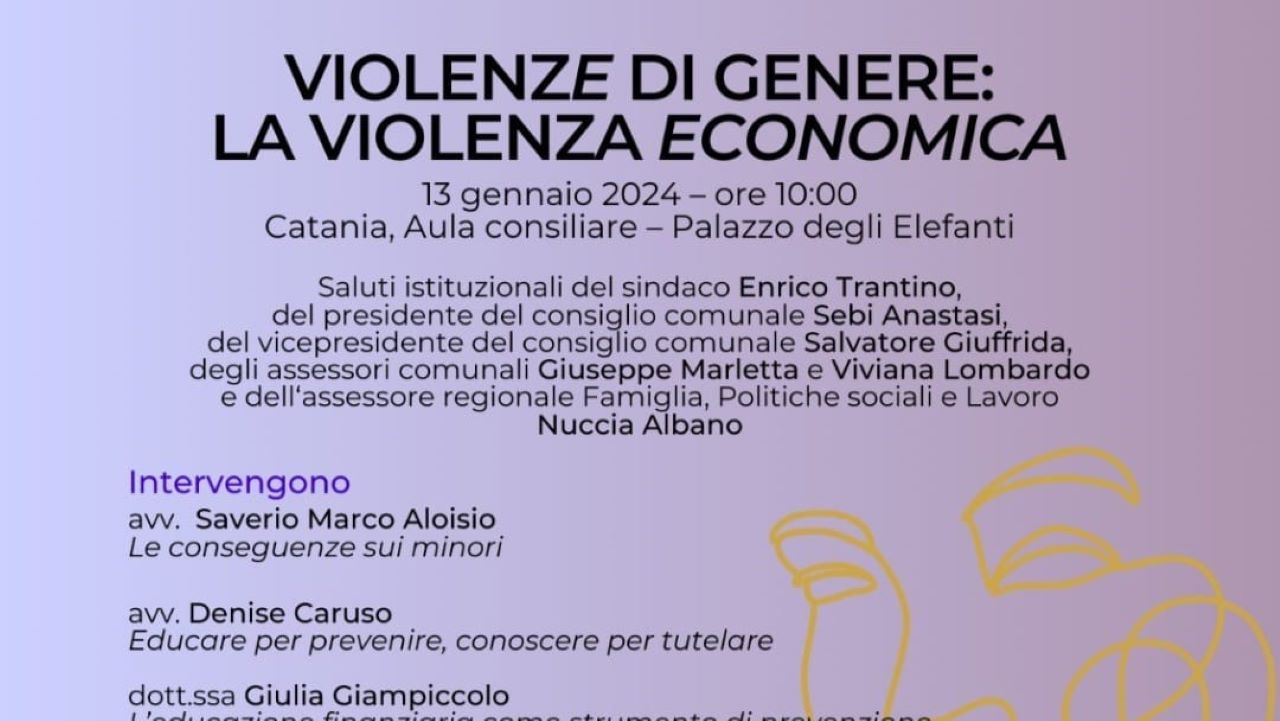 Catania, convegno al Palazzo degli Elefanti sulla violenza di genere