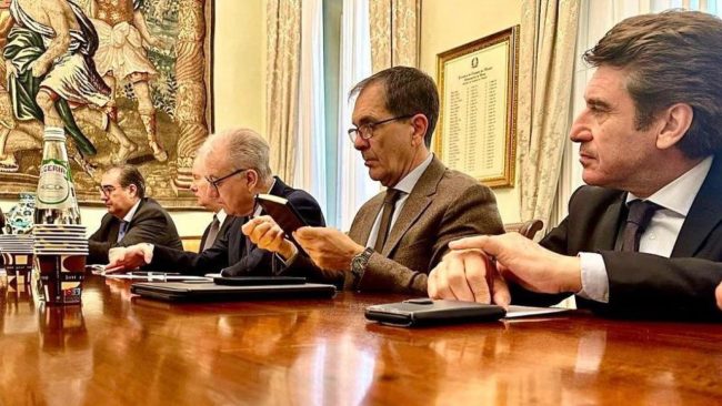 Catania, il sindaco Trantino a Palazzo Chigi: sul tavolo il risanamento del bilancio e il futuro della città