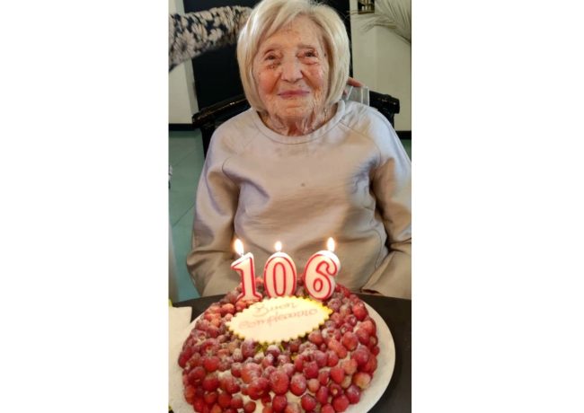 Operazione con successo dell'anziana Costanza Ribizzi a 106 anni