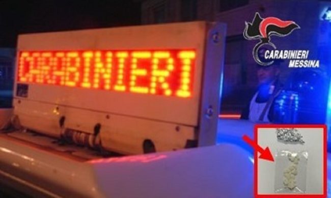Fermato con oltre 9 grammi di crack, 42enne in manette nel Messinese