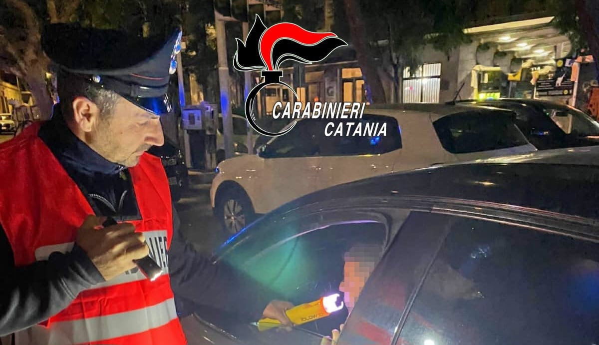 Ubriachi alla guida, ritirate a Catania 72 patenti di guida