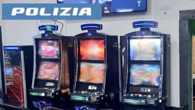 Sanzionati due bar a Catania: sequestrati apparecchi da gioco senza autorizzazioni