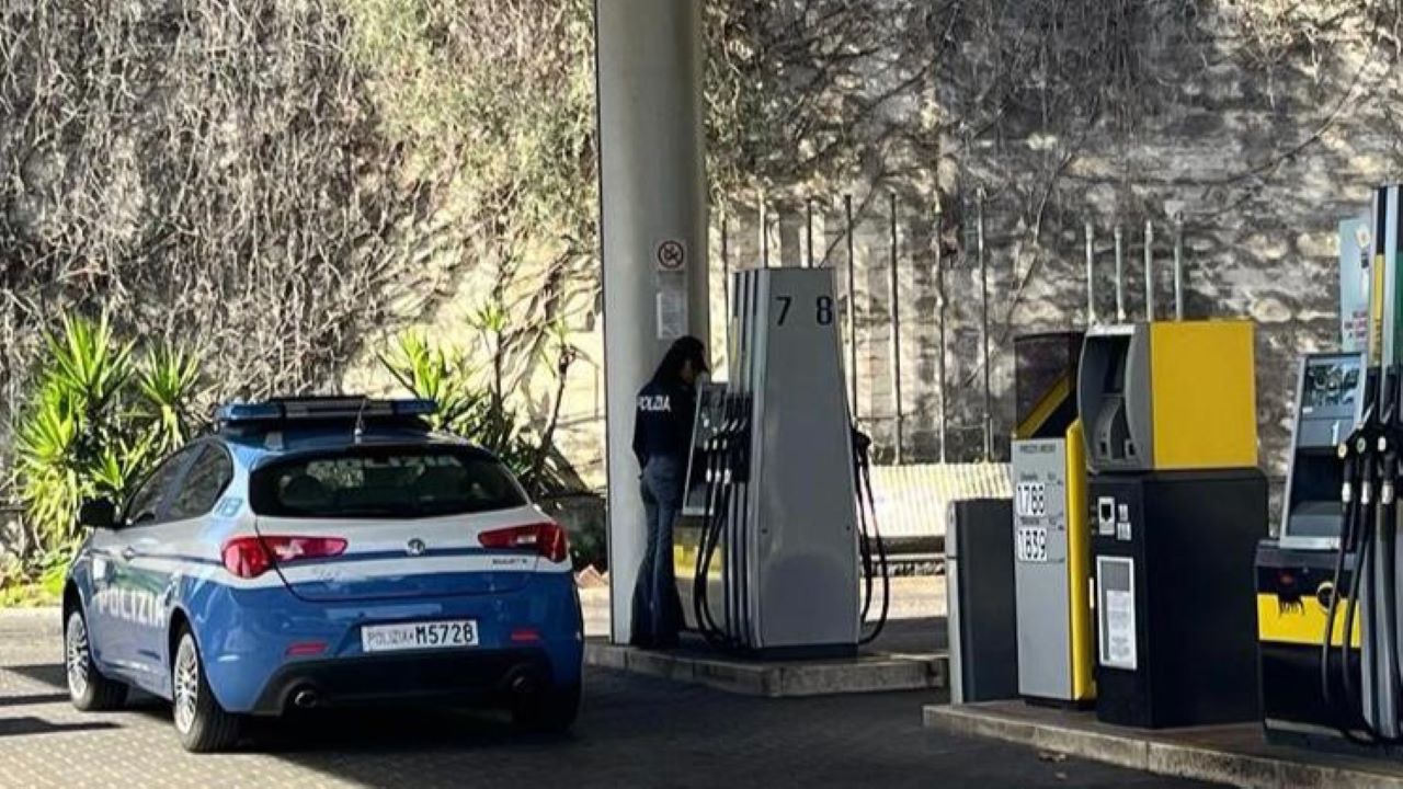 Catania, 25enne si versa addosso benzina in un distributore: salvato dall’intervento della polizia